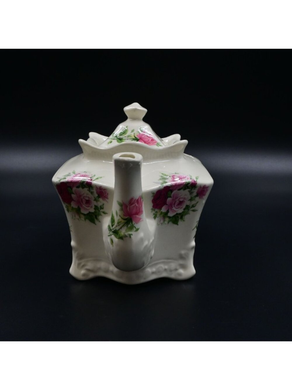 Crowne Oakes Designs New York Rose Tea Set - Teapot, Cream, Sugar Canisters - Picture 6 of 11